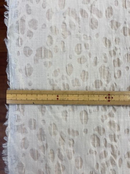 画像2: 生地:綿サッカー(クリーム) (2)