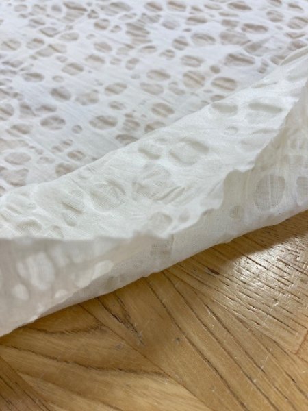 画像4: 生地:綿サッカー(クリーム) (4)