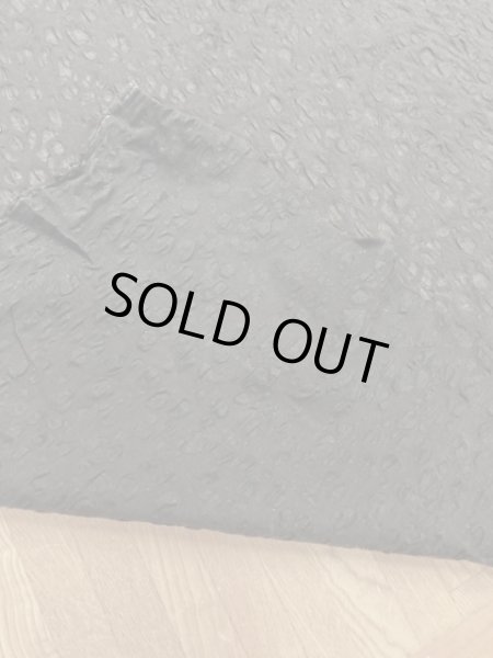 画像5: 生地:綿サッカー(黒) (5)