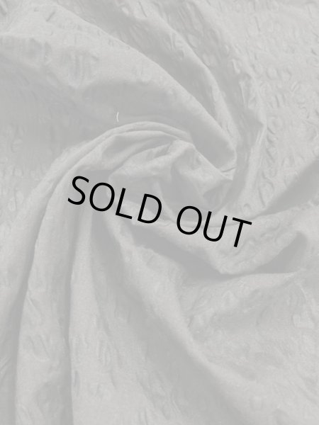 画像7: 生地:綿サッカー(黒) (7)