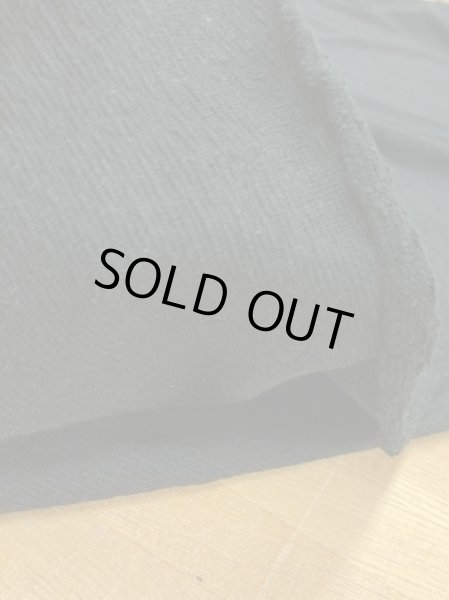 画像5: 生地:綿パイルニット(黒) (5)