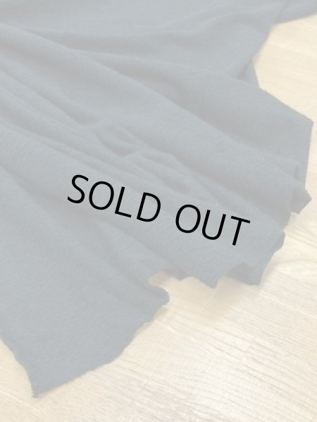 画像8: 生地:綿パイルニット(黒) (8)