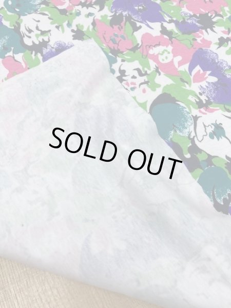 画像2: 生地:花柄スムース (2)
