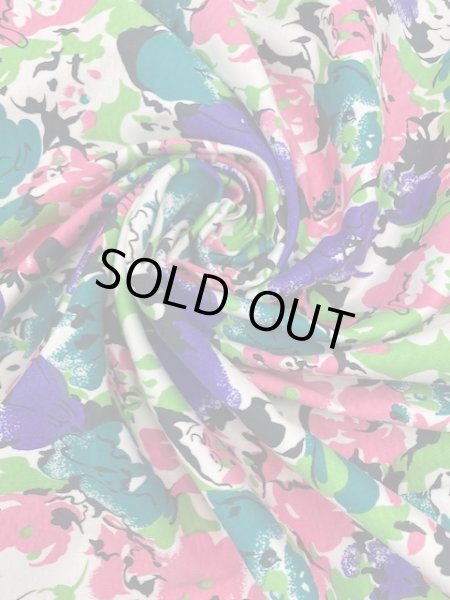 画像5: 生地:花柄スムース (5)