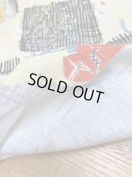 画像4: 生地:ガーデン柄綿ニット(クリームイエロー) (4)