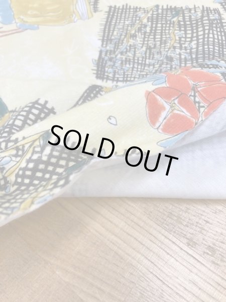 画像5: 生地:ガーデン柄綿ニット(クリームイエロー) (5)