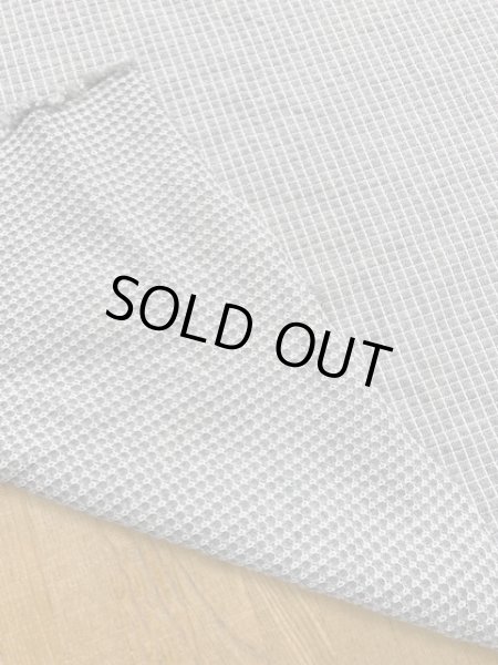 画像2: 生地:スクエアワッフルニット(グレー) (2)