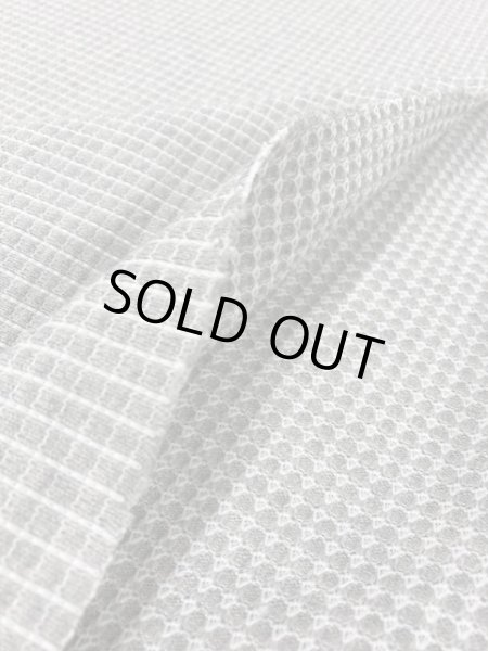 画像3: 生地:スクエアワッフルニット(グレー) (3)