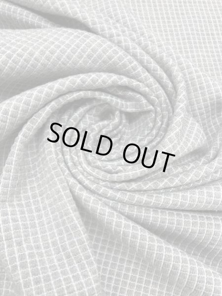 画像5: 生地:スクエアワッフルニット(グレー) (5)