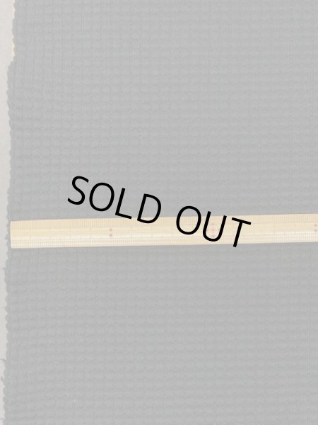 画像2: 生地:スクエアワッフルニット(黒) (2)