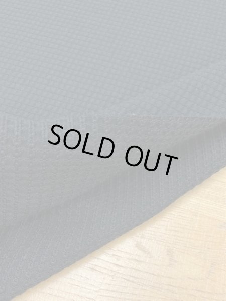 画像6: 生地:スクエアワッフルニット(黒) (6)