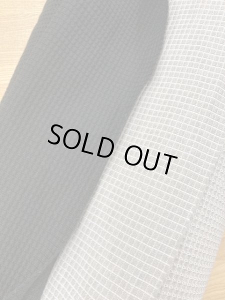 画像8: 生地:スクエアワッフルニット(黒) (8)