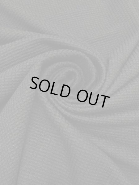 画像4: 生地:スクエアワッフルニット(黒) (4)