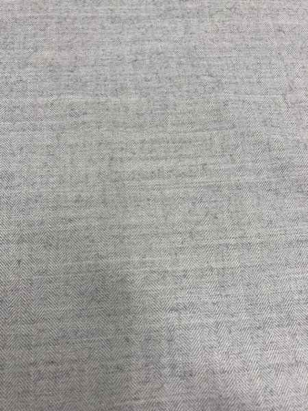 画像3: 生地:ウール混ヘリンボーンストレッチ(グレー) (3)