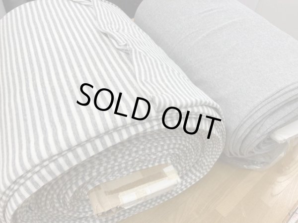 画像5: 生地:ボーダー柄スパンテレコ(グレー) (5)