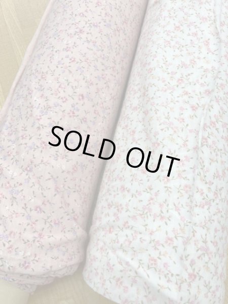 画像2: 生地:小花柄天竺ニット(ピンク/ピンク) (2)