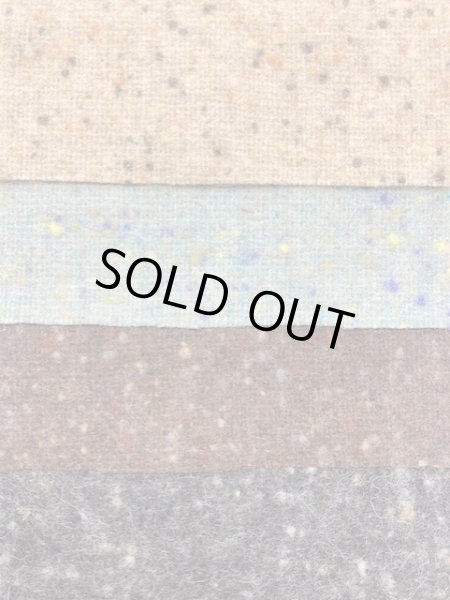 画像6: 生地: カラーネップ入りウール(茶) (6)