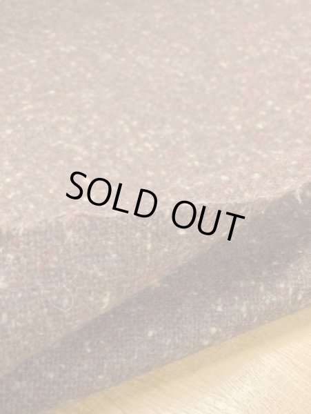 画像3: 生地: カラーネップ入りウール(茶) (3)