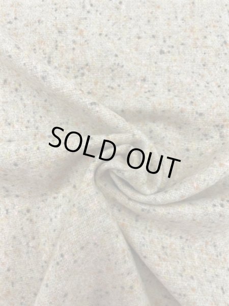 画像6: 生地： カラーネップ入りウール（ベージュ） (6)