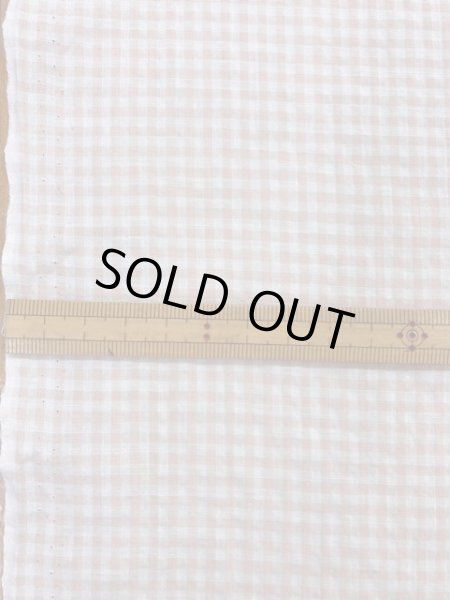 画像3: 生地：ギンガムチェッコットン（ベビーピンク） (3)