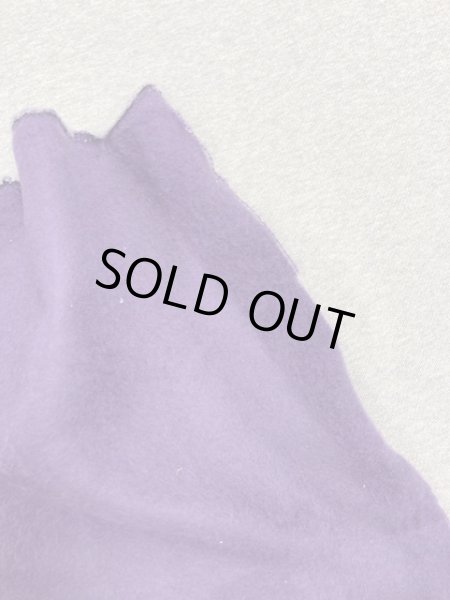 画像2: 生地:裏起毛裏毛(グレー/紫) (2)