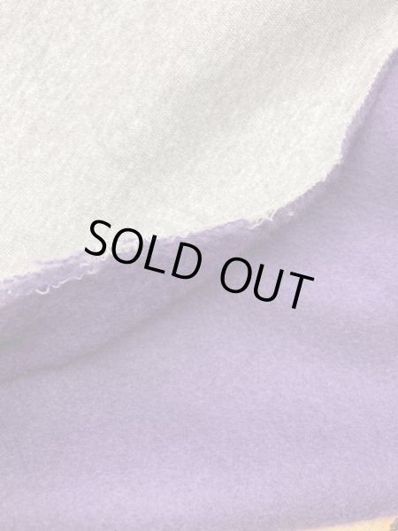 画像3: 生地:裏起毛裏毛(グレー/紫) (3)