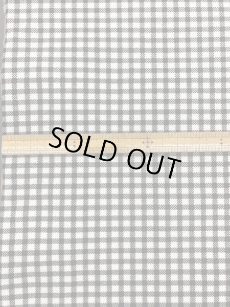 画像2: 生地:ギンガムチェックニット(黒) (2)