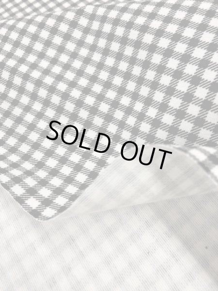 画像3: 生地:ギンガムチェックニット(黒) (3)