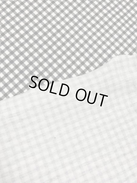 画像4: 生地:ギンガムチェックニット(黒) (4)