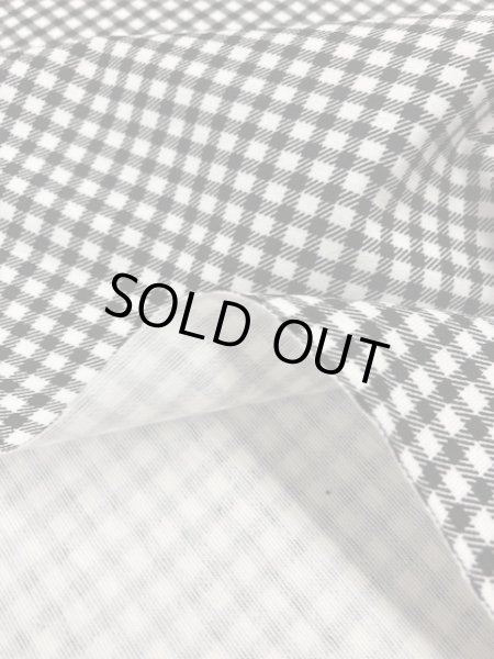 画像5: 生地:ギンガムチェックニット(黒) (5)