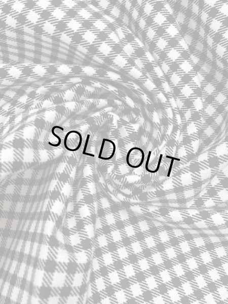 画像6: 生地:ギンガムチェックニット(黒) (6)