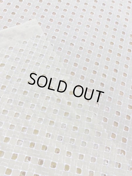 画像3: 生地:スクエア刺繍レース(黄色) (3)