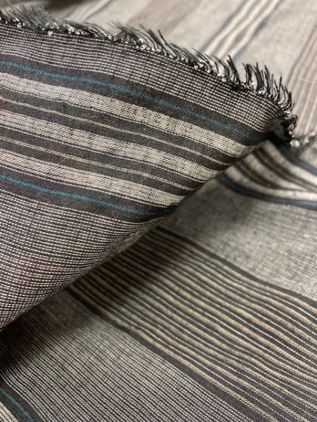 画像4: 生地:和風ストライプ(黒) (4)