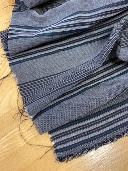 画像5: 生地:和風ストライプ(黒) (5)