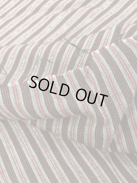 画像5: 生地:ストライプ柄コットン(紺/エンジ) (5)