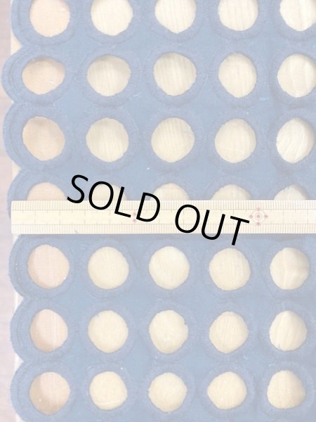 画像2: 生地:丸レース刺繍(紺) (2)