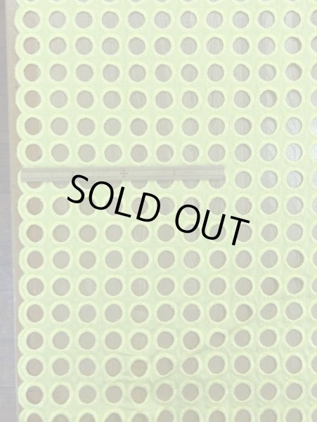 画像2: 生地:丸レース刺繍(黄) (2)