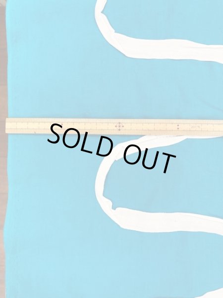 画像2: 生地：テープ付コットン（青） (2)