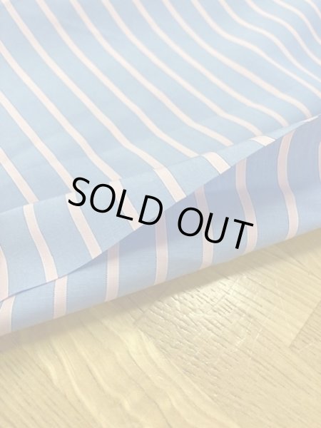 画像4: 生地:ダブルストライプ柄(水色/ピンク) (4)