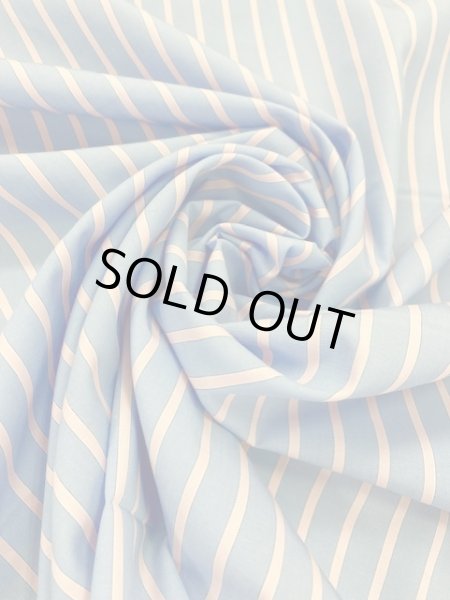 画像5: 生地:ダブルストライプ柄(水色/ピンク) (5)