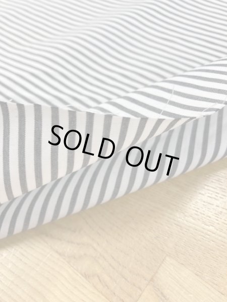 画像5: 生地:ストライプ柄小(白/グレー) (5)