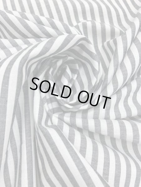 画像6: 生地:ストライプ柄中(白/グレー) (6)