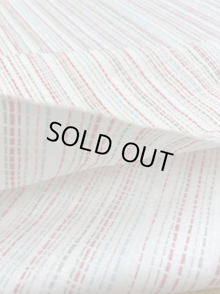 画像4: 生地：ストライプ和柄（白／オレンジ系） (4)