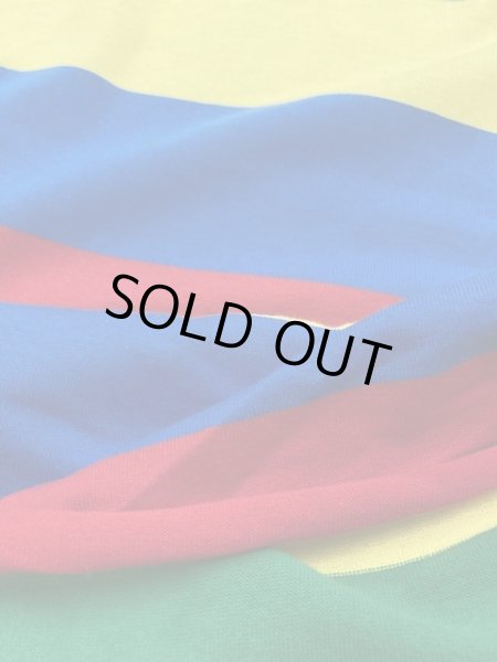 画像4: 生地:マルチ太ボーダー天竺(カラフル) (4)