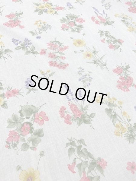 画像5: 生地:花柄プリント(白地) (5)