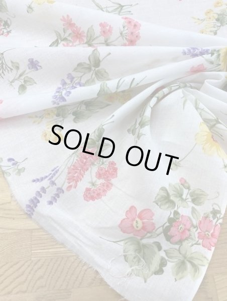 画像6: 生地:花柄プリント(白地) (6)