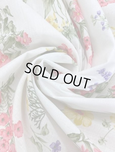 画像7: 生地:花柄プリント(白地) (7)