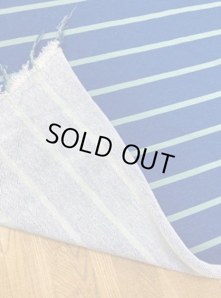 画像5: 生地:ボーダー裏毛ニット(青/緑) (5)