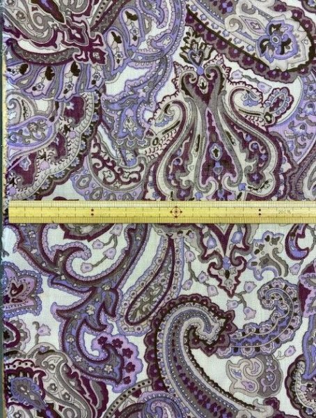 画像2: 生地:ペイズリー柄(パープル) (2)