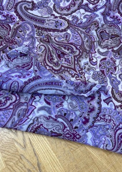 画像4: 生地:ペイズリー柄(パープル) (4)